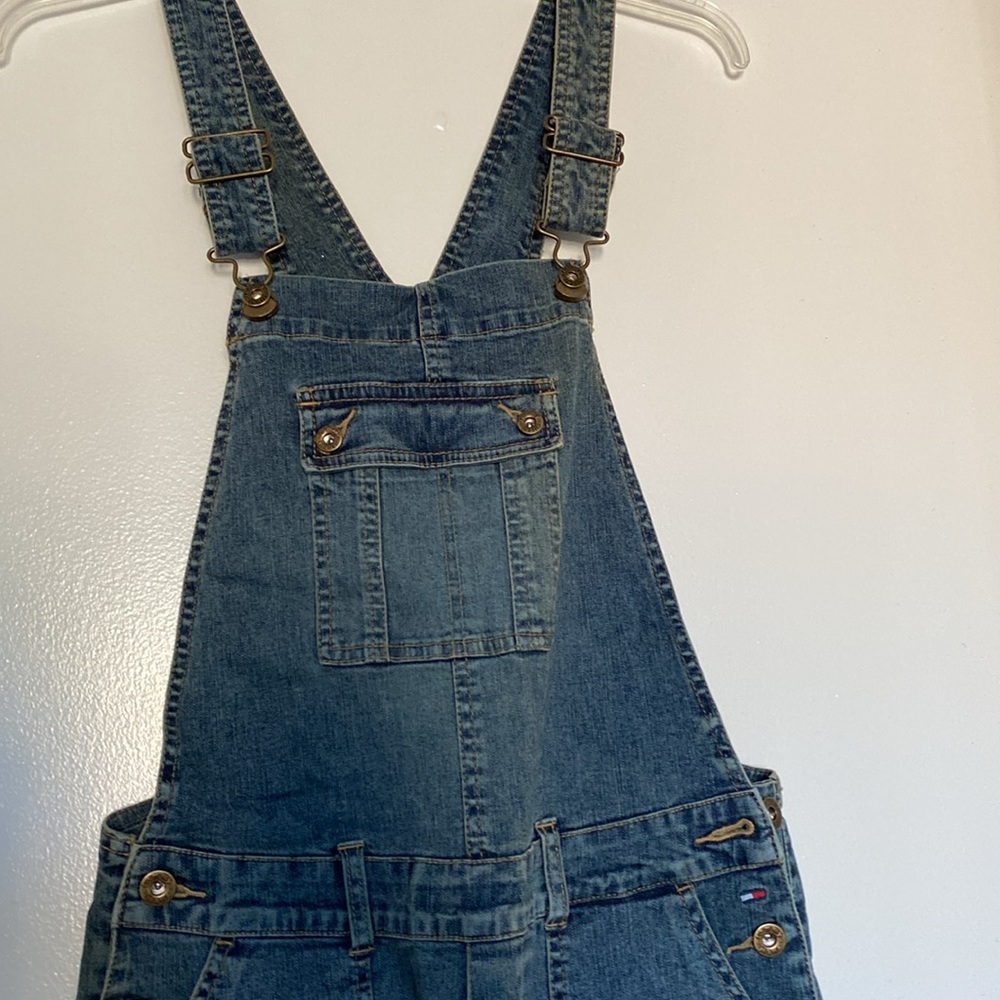 VINTAGE TOMMY HILFIGER DEMIN STRETCH WOMENS OVERALLS - NEW - SIZE SMALL